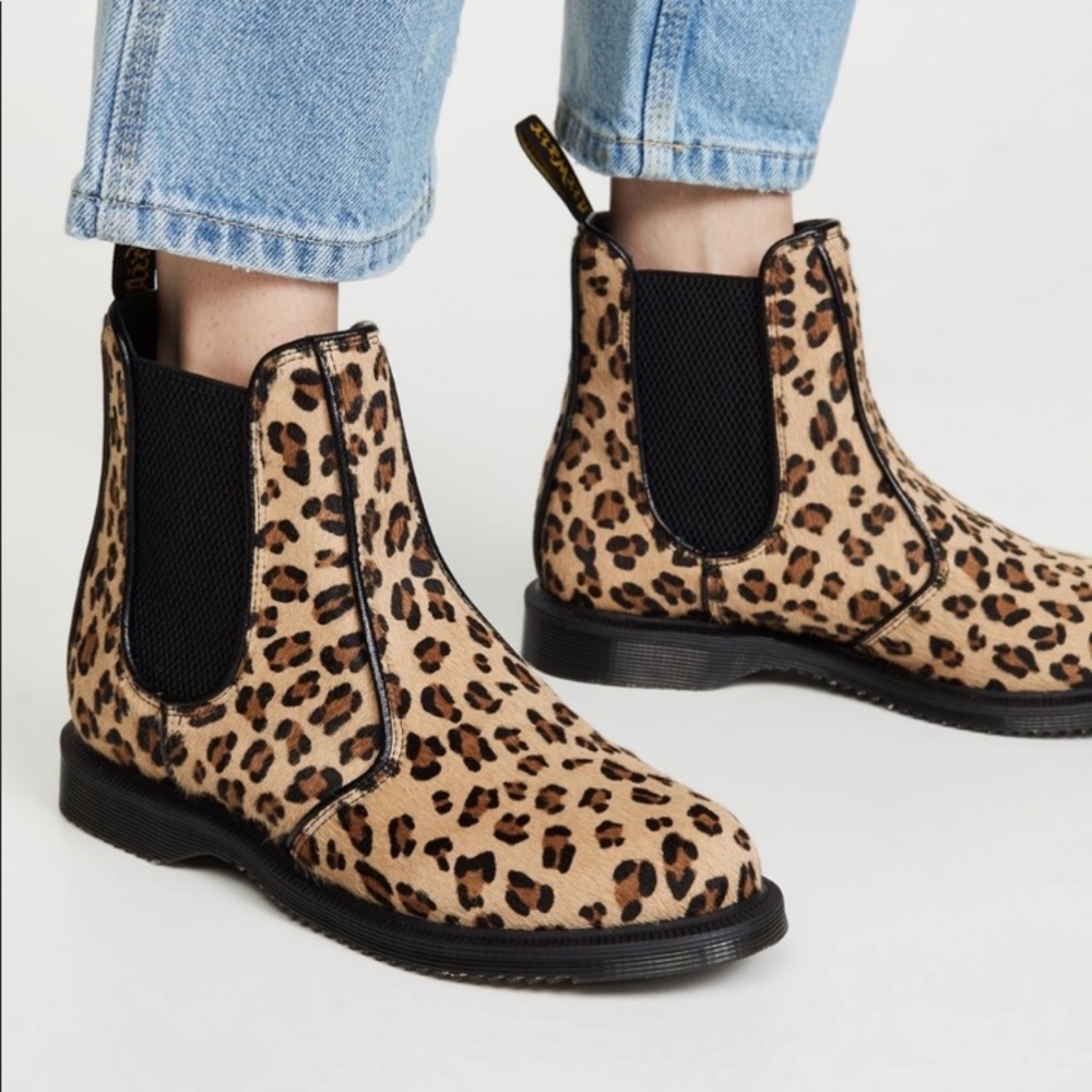 Dr Martens Leopard Chelsea Boot Size 10